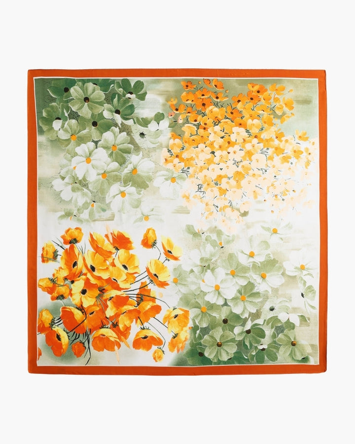NEOR impressionist garden scarf