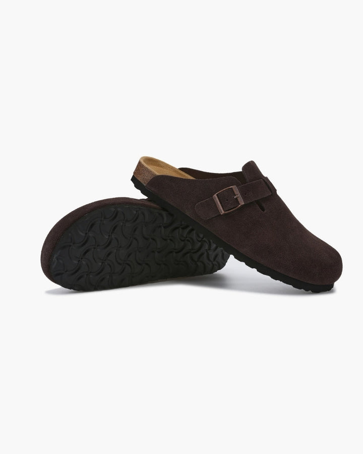 NEOR Suede Clogs