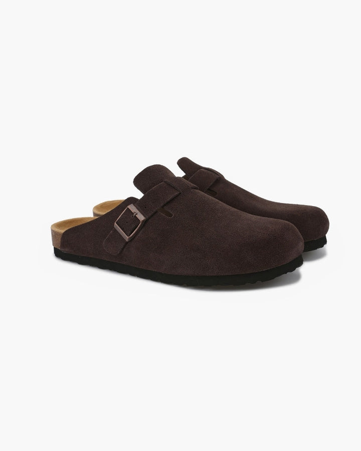 NEOR Suede Clogs