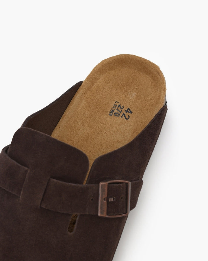 NEOR Suede Clogs