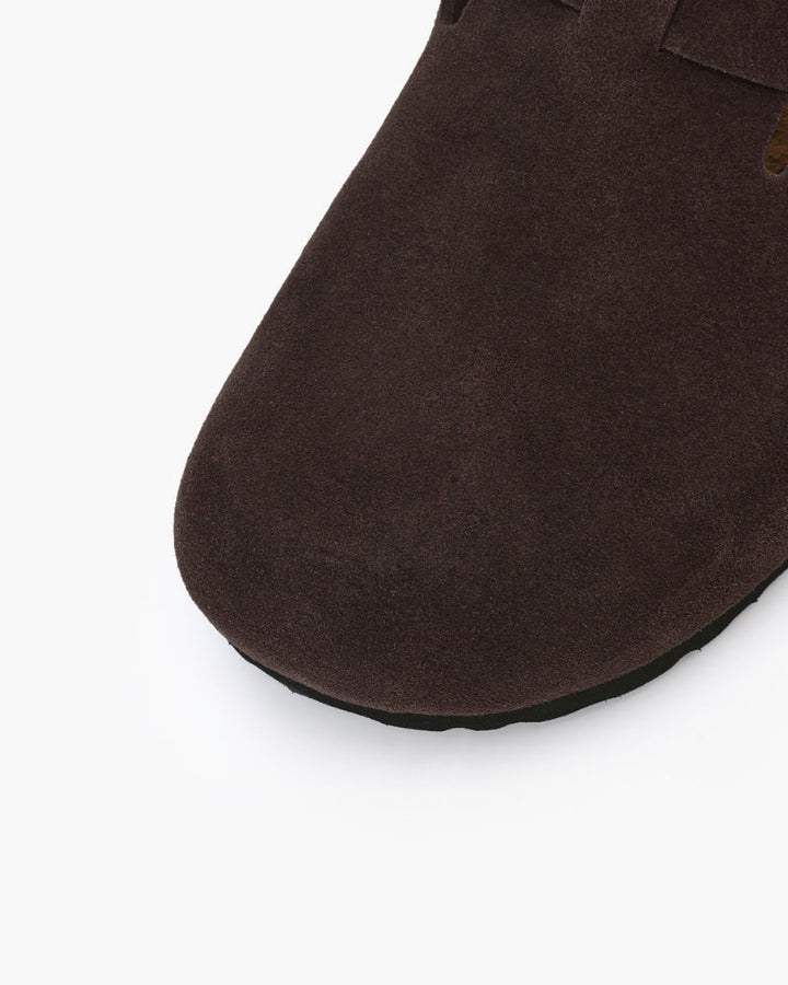NEOR Suede Clogs