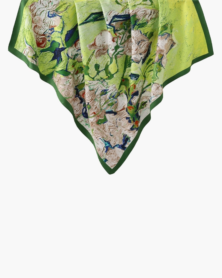 NEOR impressionist garden scarf