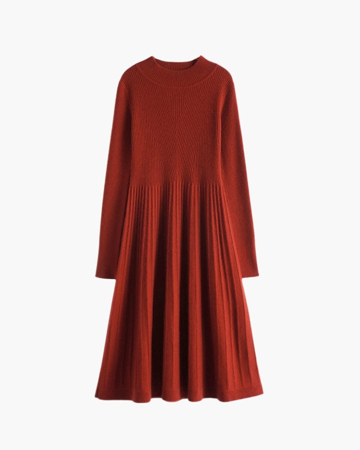 Pure Cashmere Flare Dress