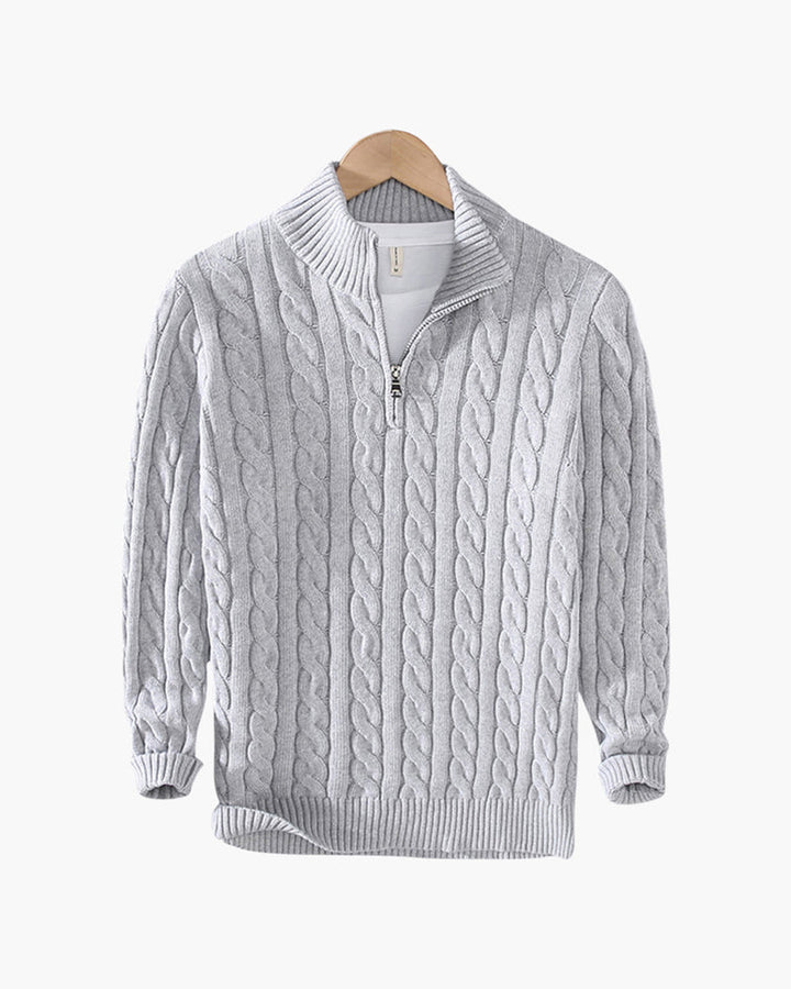 100% Cotton Verbier Half Zip Sweater