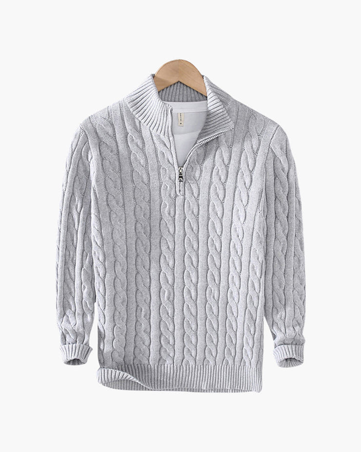 100% Cotton Verbier Half Zip Sweater