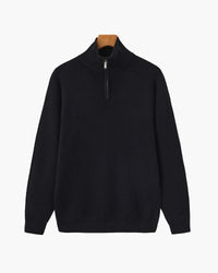 Refined Half-Zip Knit Pullover