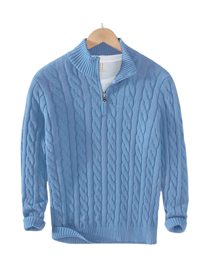 100% Cotton Verbier Half Zip Sweater