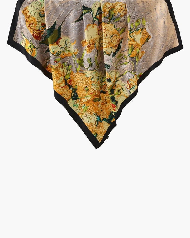 NEOR impressionist garden scarf