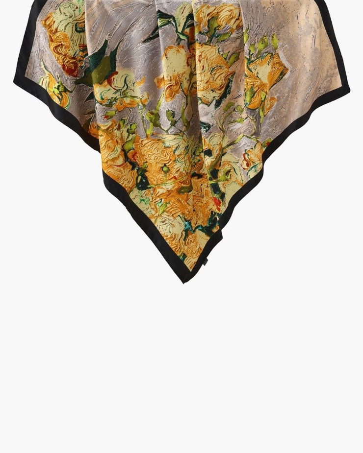 NEOR impressionist garden scarf