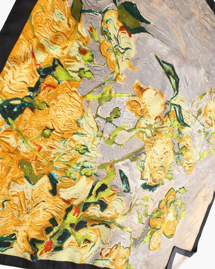 NEOR impressionist garden scarf