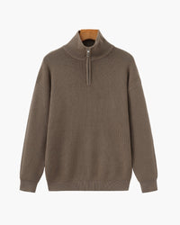 Refined Half-Zip Knit Pullover
