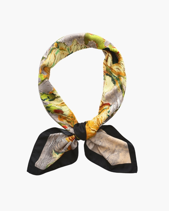 NEOR impressionist garden scarf