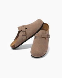 NEOR Suede Clogs