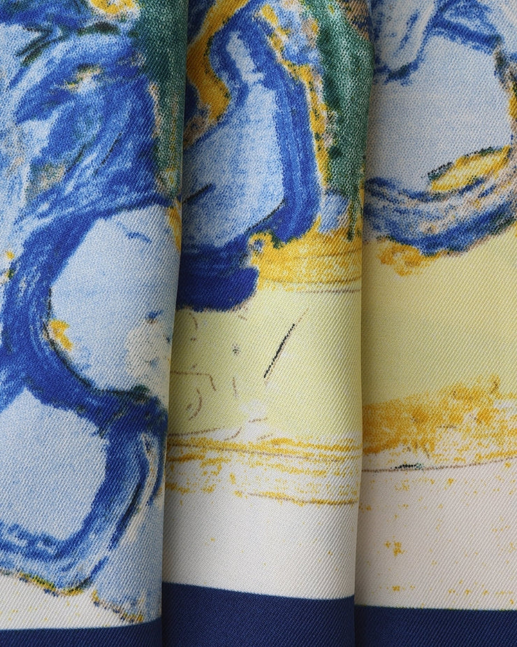 NEOR impressionist garden scarf