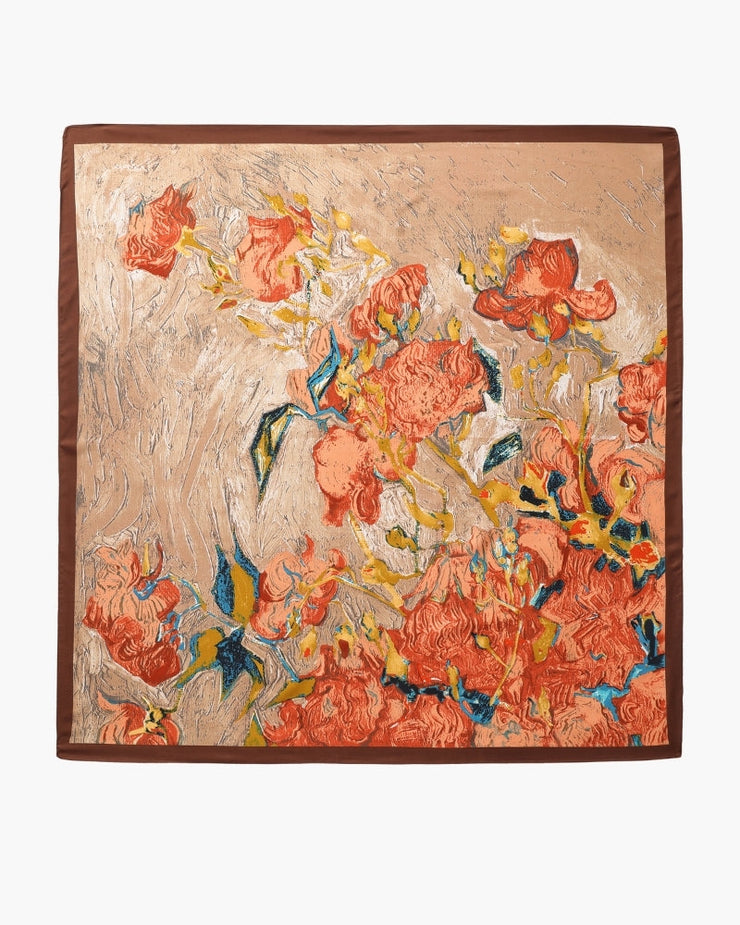 NEOR impressionist garden scarf