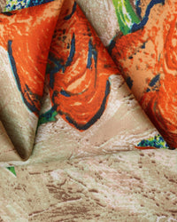 NEOR impressionist garden scarf