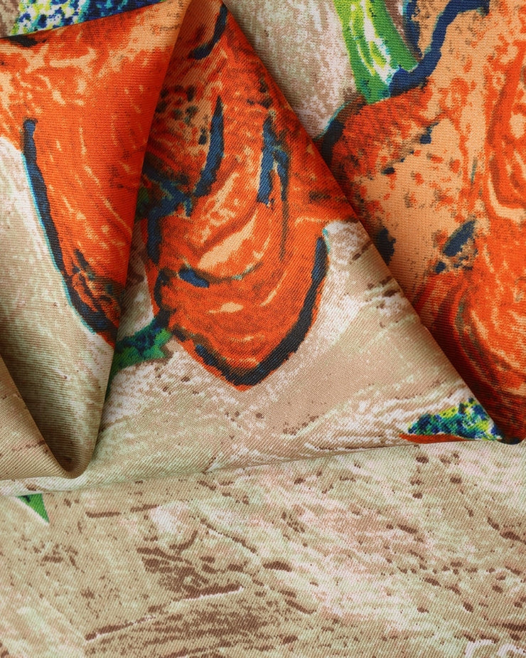 NEOR impressionist garden scarf