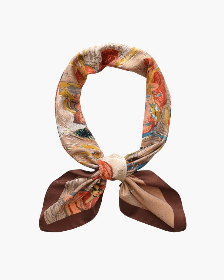 NEOR impressionist garden scarf