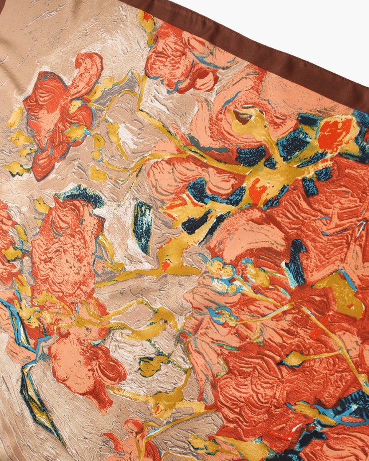 NEOR impressionist garden scarf