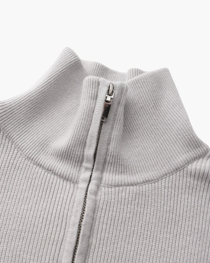 Refined Half-Zip Knit Pullover