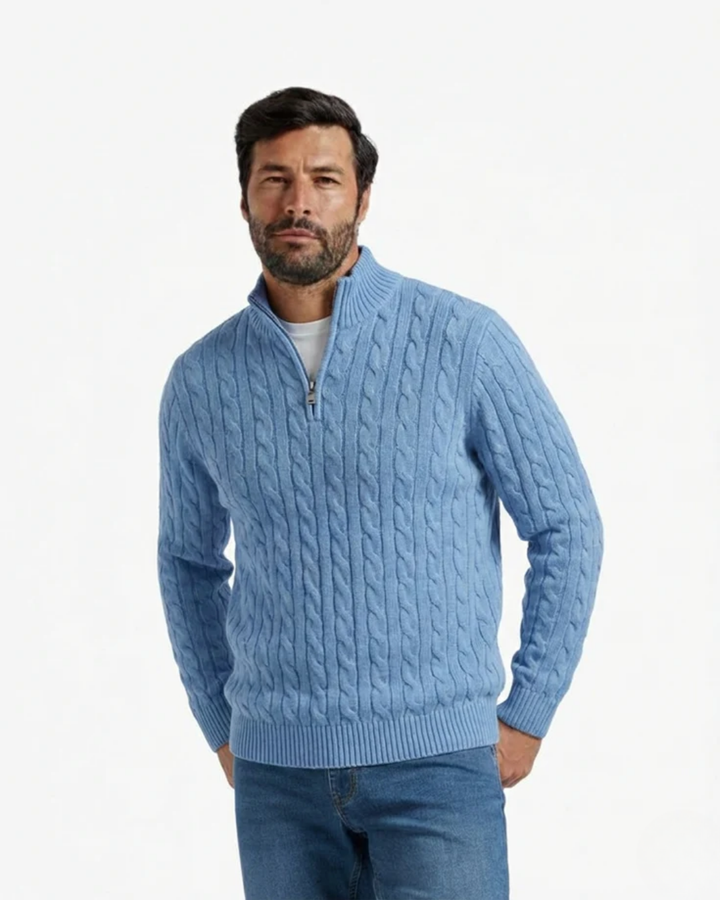100% Cotton Verbier Half Zip Sweater
