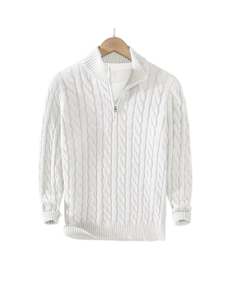 100% Cotton Verbier Half Zip Sweater