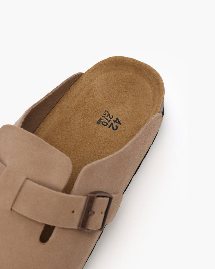 NEOR Suede Clogs