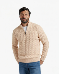 100% Cotton Verbier Half Zip Sweater