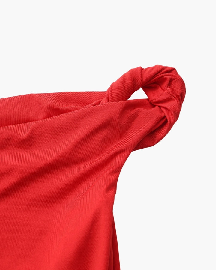 One-Shoulder Bodycon Long Dress