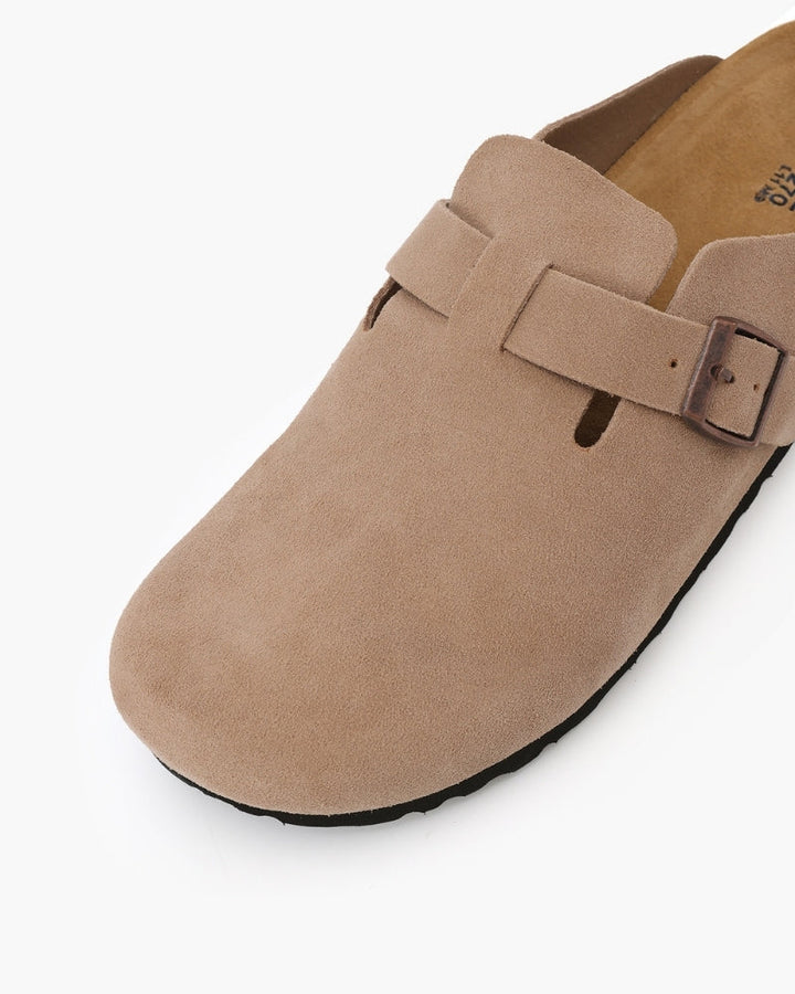 NEOR Suede Clogs