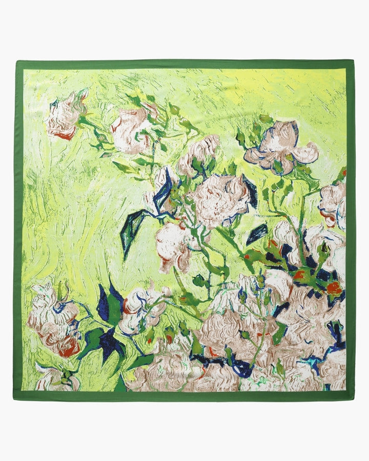 NEOR impressionist garden scarf