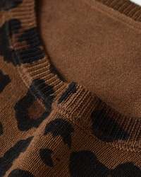 Soft Knit Leopard Sweater