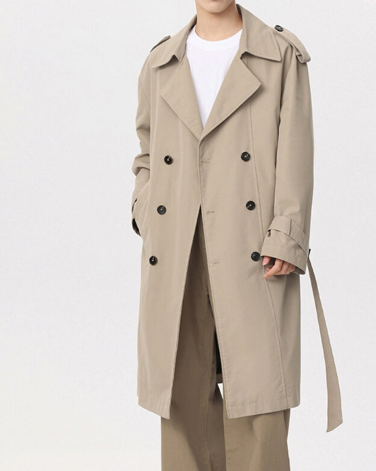 Classic Double-Breasted Trench Coat