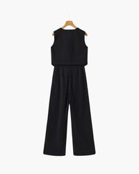 Classy Lady - Linen Two-piece Set