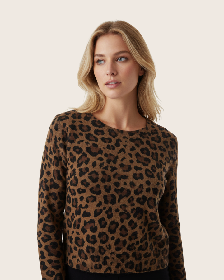 Soft Knit Leopard Sweater